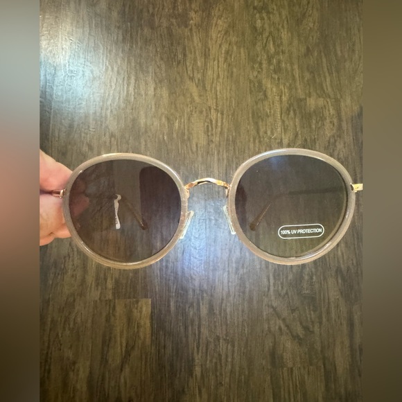 Loft Metallic round sunglasses main image 8